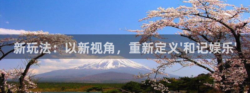 壹号娱乐凯捷开号链接：新玩法：以新视角，重新定义\'和记娱乐\'